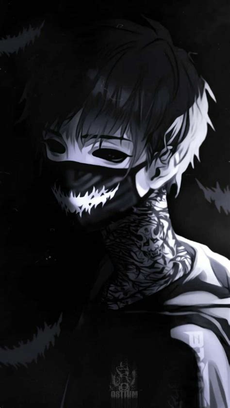 anime dark guy|dark anime boy 1080.